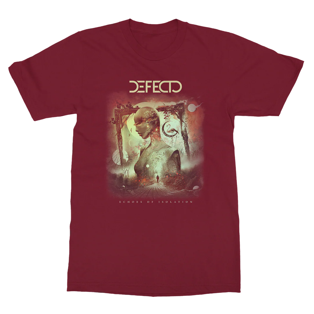Defecto - Echoes of Isolation Maroon - T-Shirt
