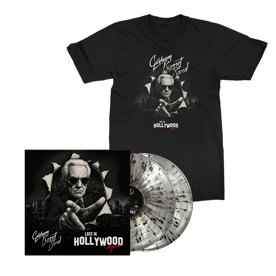 Graham Bonnet Band - Lost In Hollywood Again (Live) - Splatter Vinyl + Tee