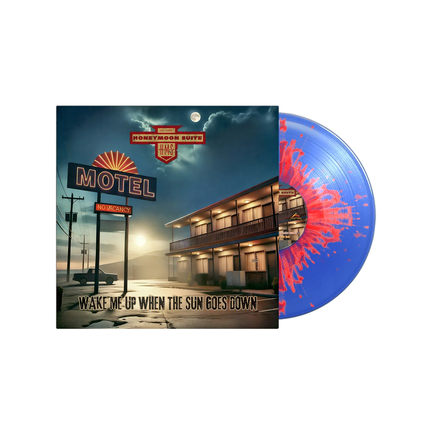 Honeymoon Suite - Wake Me Up When The Sun Goes Down - Blue/Red Splatter LP