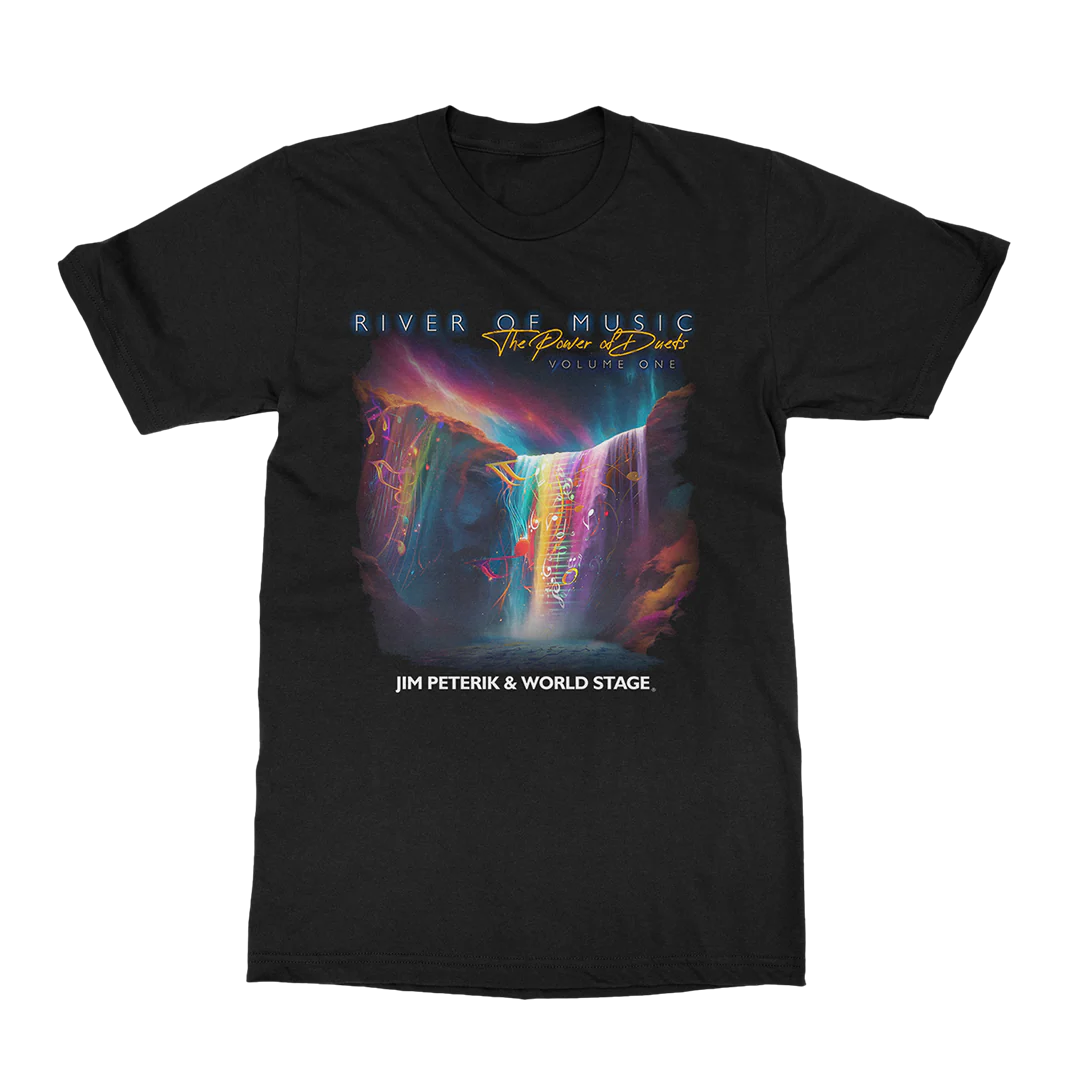 Jim Peterik & World Stage - The Power Of Duets - Vol 1 - T-Shirt