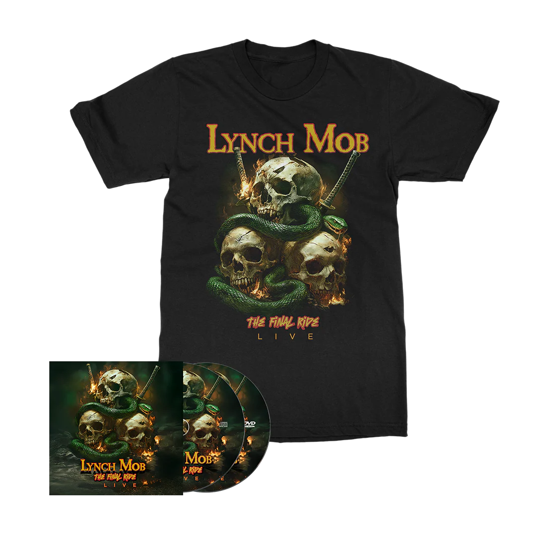 Lynch Mob - The Final Ride - CD Merch Bundle