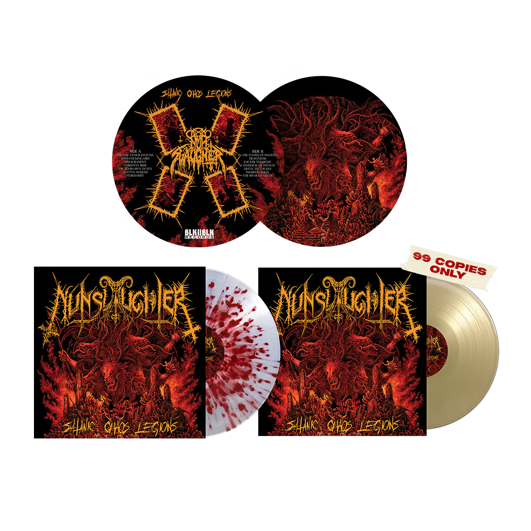 Nunslaughter - Satanic Chaos Legions - All Vinyl Bundle
