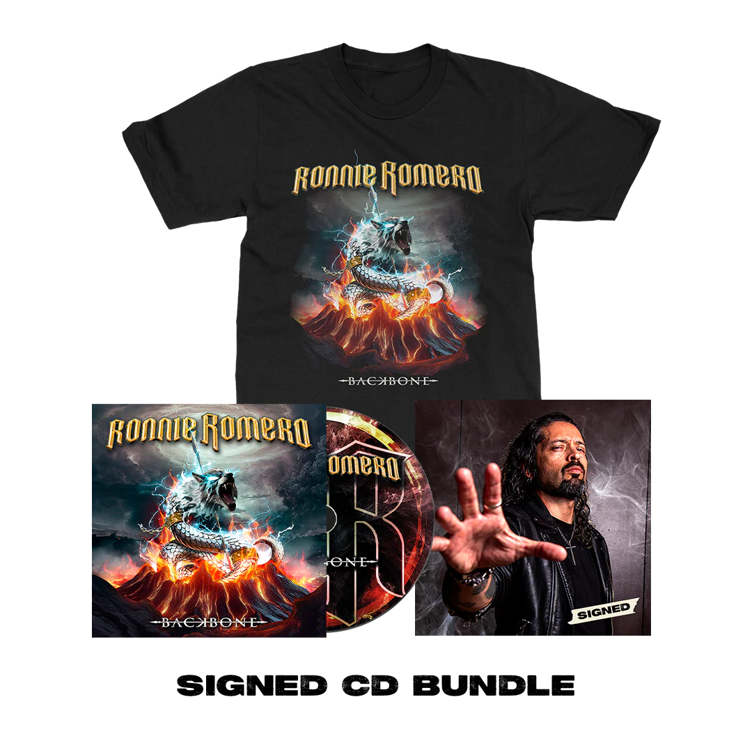 Ronnie Romero - Backbone - Signed CD Bundle
