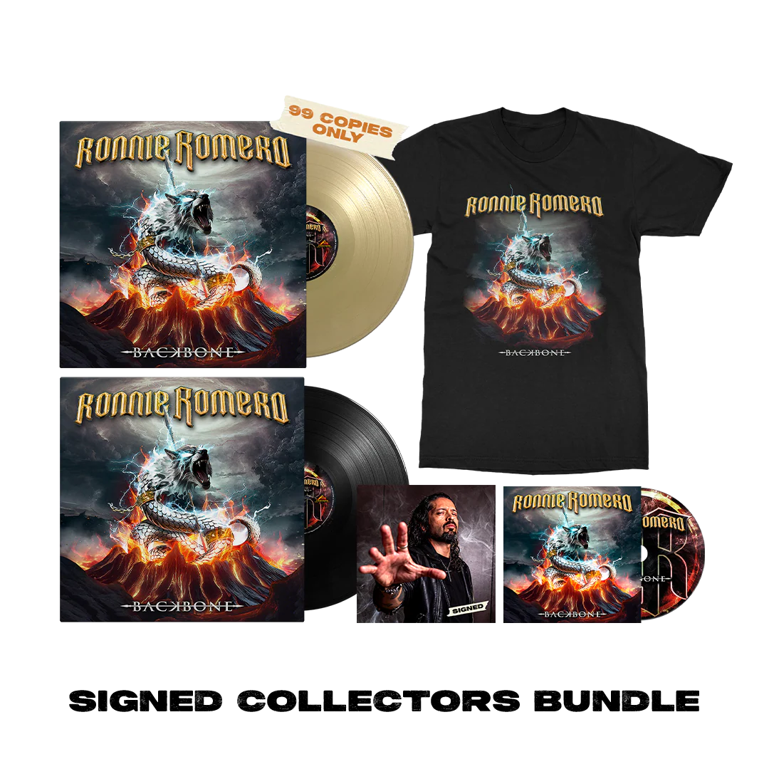 Ronnie Romero - Backbone - Signed Collector's Bundle