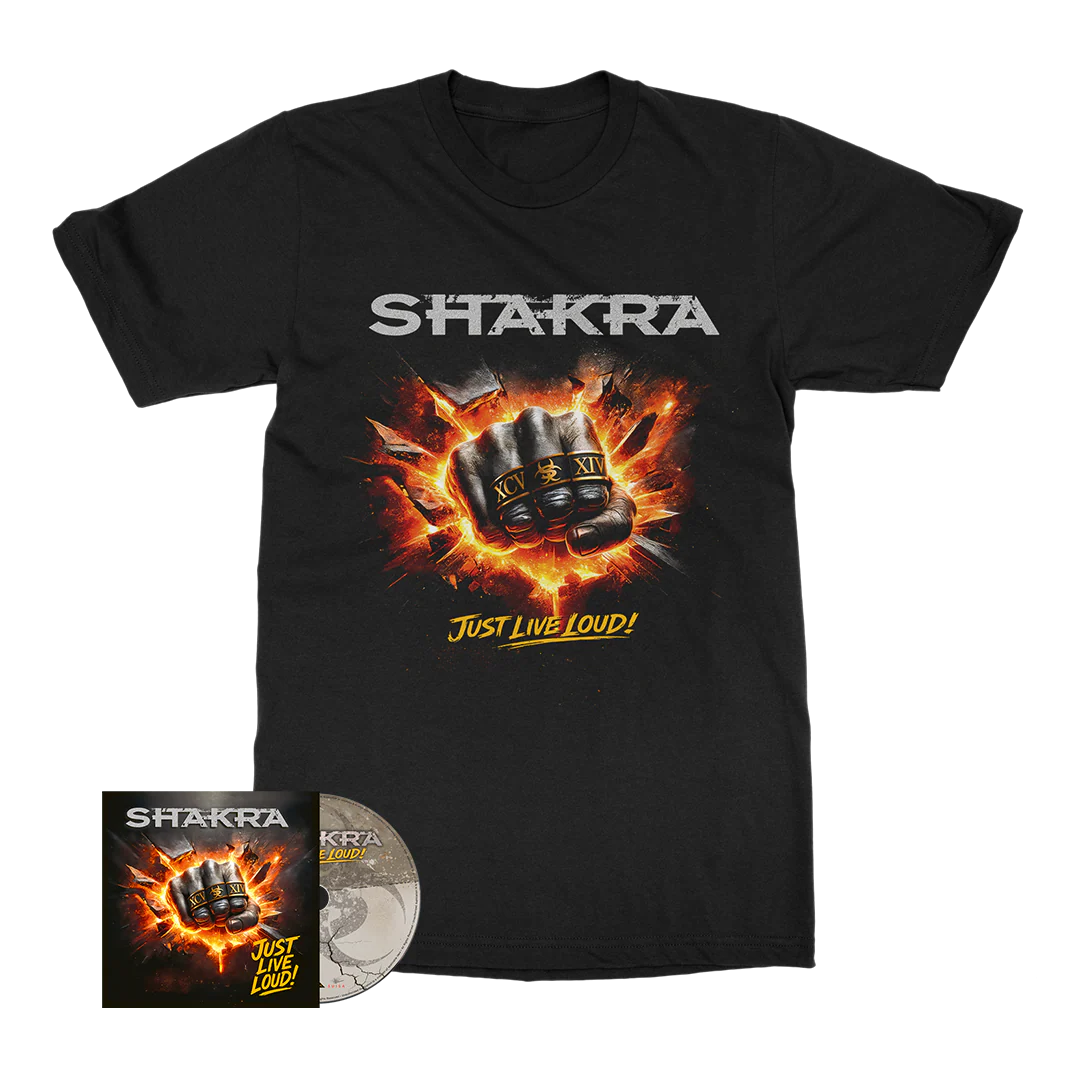 Shakra - Just Live Loud! - CD Merch Bundle