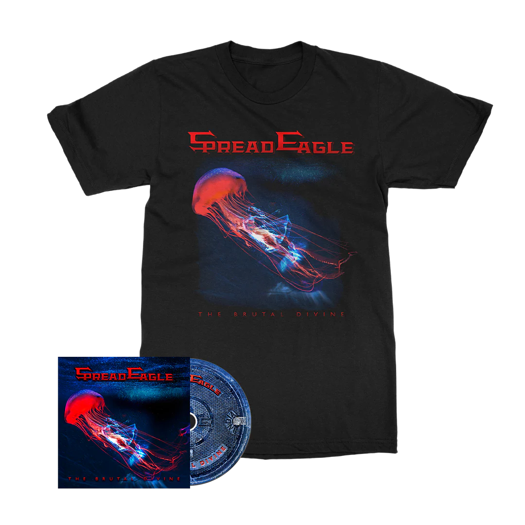 Spread Eagle - The Brutal Divine - CD Merch Bundle