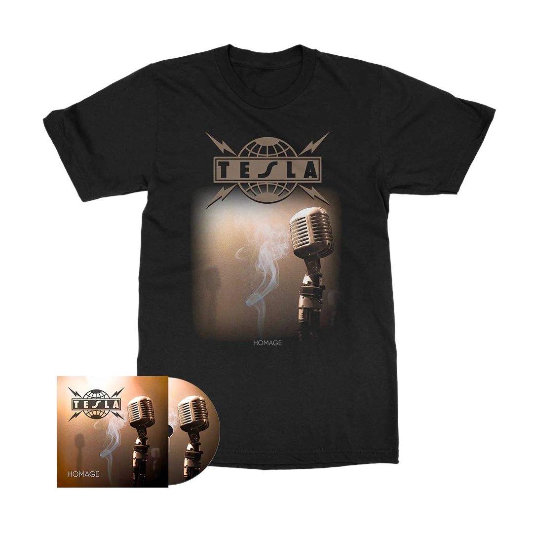 Tesla - Homage - CD Merch Bundle