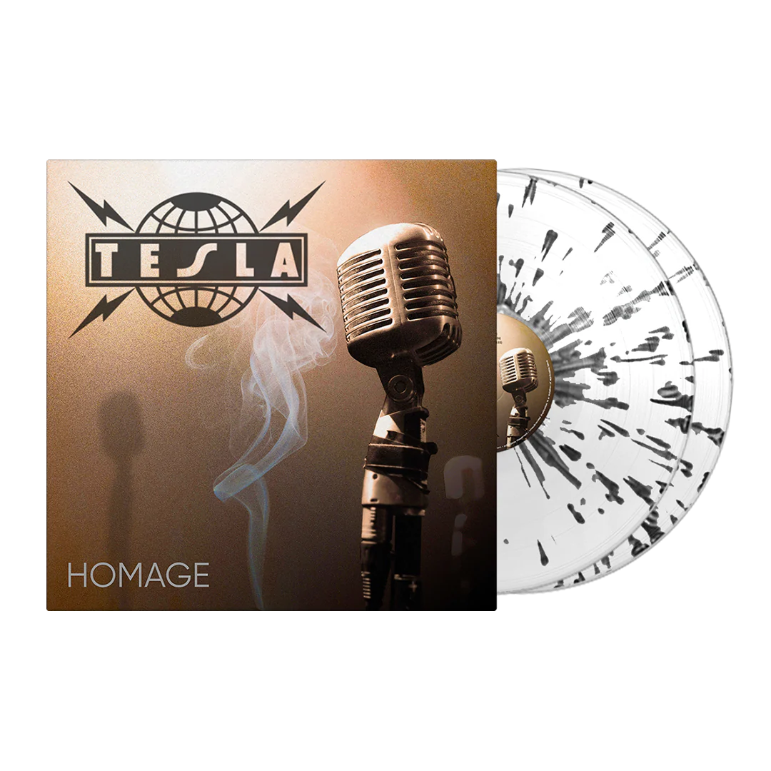 Tesla - Homage - White Black Splatter 2LP