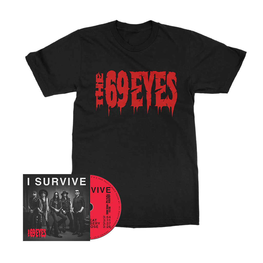The 69 Eyes - I Survive - CD Merch Bundle