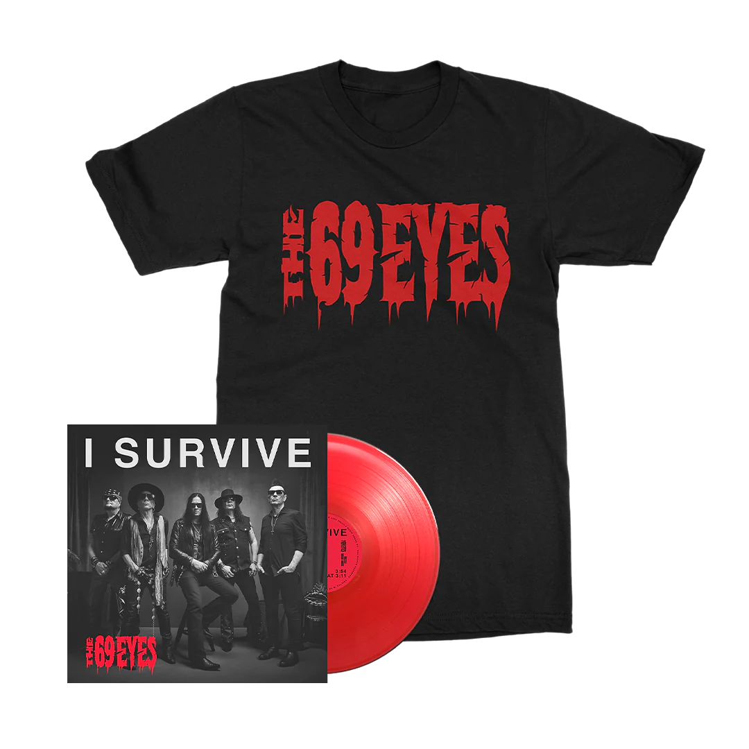 The 69 Eyes - I Survive - Vinyl Merch Bundle
