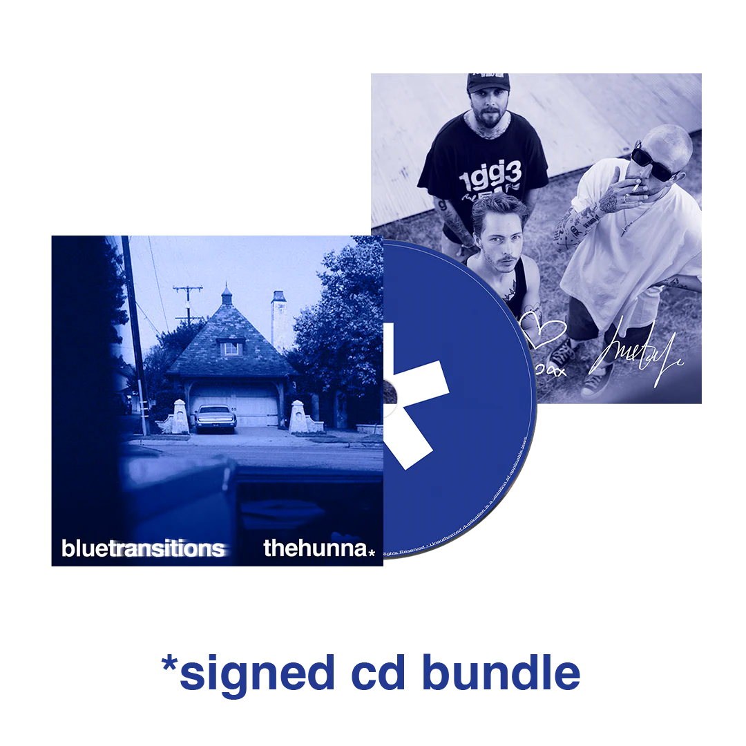 The Hunna - blue transitions - Signed CD Bundle