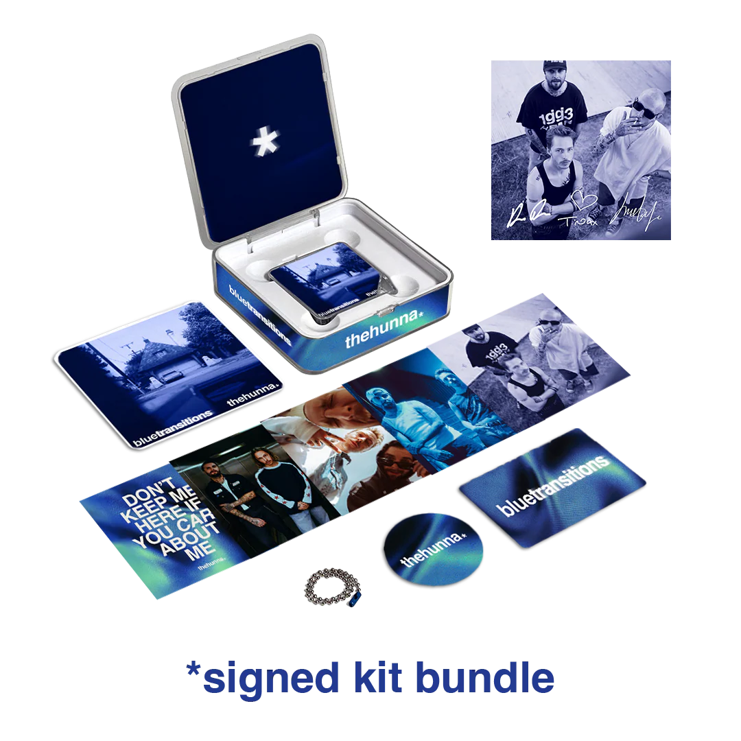 The Hunna - blue transitions - Signed KiTalbum Bundle